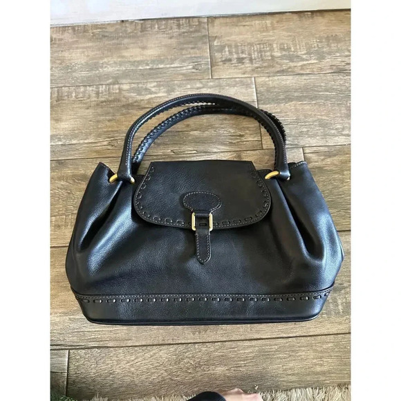 Dooney & Bourke Florentine Leather Satchel Handbag - Picture 3 of 15